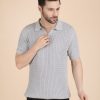 1R5A1179 GREY CABLE KNIT POLO