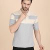 1R5A1232 BLUE ZIPPER POLO