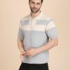 1R5A1234 BLUE ZIPPER POLO
