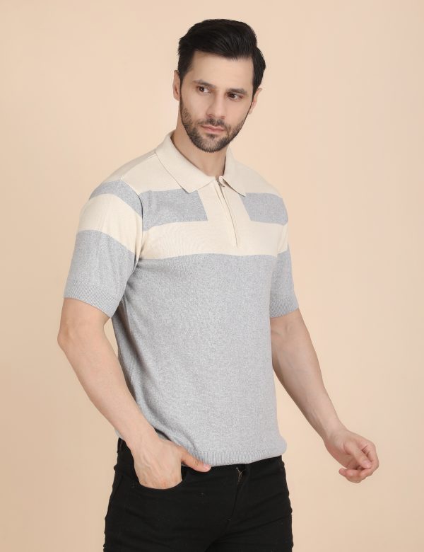1R5A1235 BLUE ZIPPER POLO