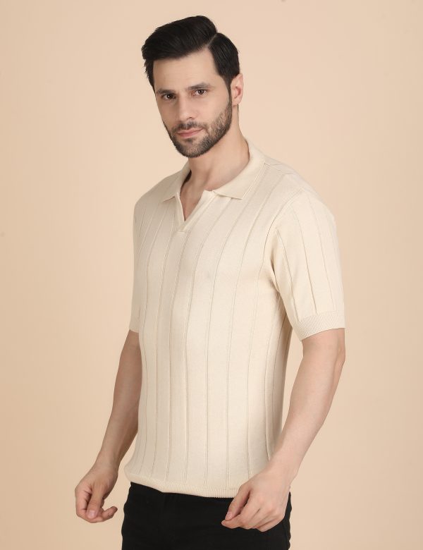 1R5A1246 BEIGE POLO KNIT