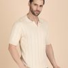 1R5A1248 BEIGE POLO KNIT
