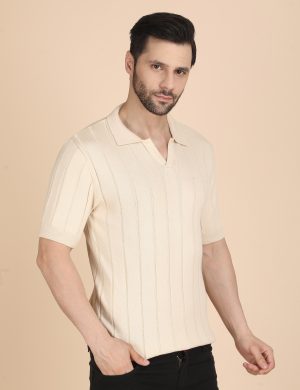 1R5A1248 BEIGE POLO KNIT