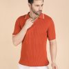 1R5A1326 KESARI RIBBED POLO