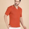 1R5A1328 KESARI RIBBED POLO