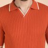1R5A1329 KESARI RIBBED POLO