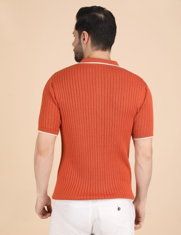 1R5A1330 KESARI RIBBED POLO
