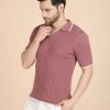 1R5A1339 CAMEO PINK RIBBED POLO