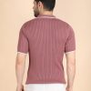 1R5A1343 CAMEO PINK RIBBED POLO