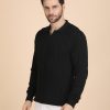 1R5A1377 BLACK RIBBED FULL SLEEVES(PRE-WINTER)